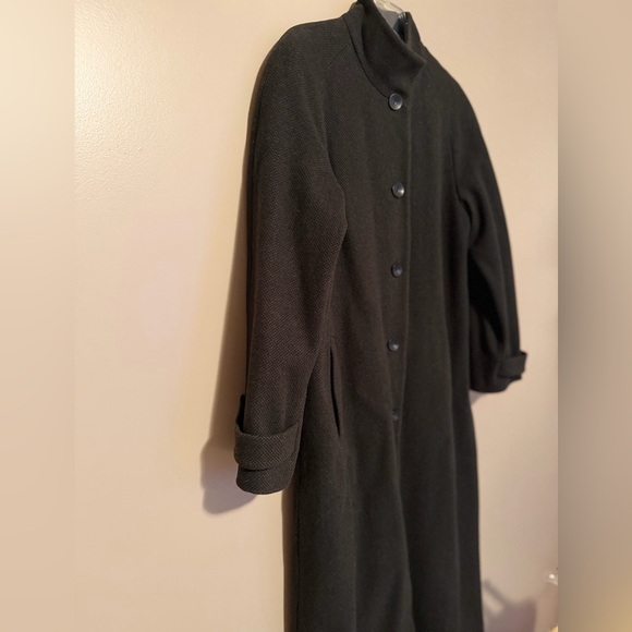Jones New York Black Trench Coat - Picture 2 of 7